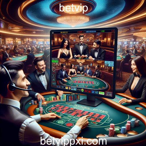 A Experiência Imersiva do Cassino ao Vivo no Betvip